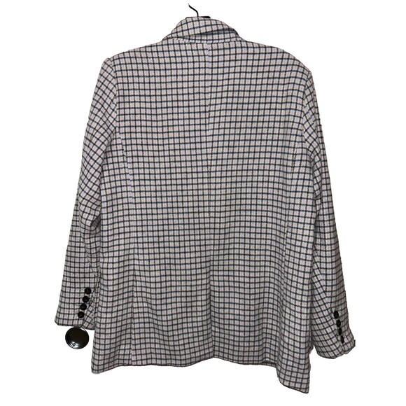 Rails Women's Windsor Plaid Blazer size S Mini Check Plaid Wool Blend - Picture 11 of 12
